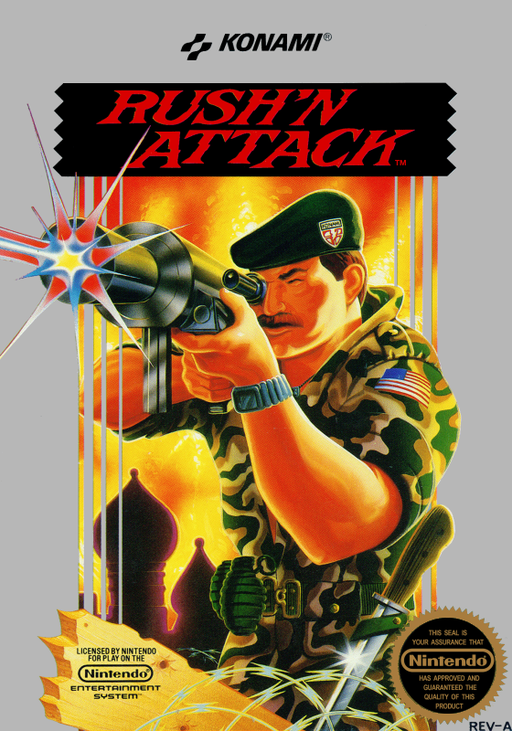 Rush'n Attack (USA) box art